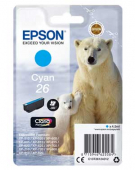  Original Epson C13T26124012 26 Tintenpatrone cyan (ca. 300 Seiten) 