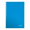  Notizbuch WOW von Leitz, A4, kariert, blau-metallic 