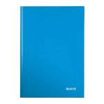 Notizbuch WOW von LEITZ, DIN A4, kariert, blau-metallic