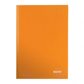  Notizbuch WOW von Leitz, A4, kariert, orange-metallic 