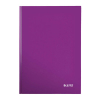  Notizbuch WOW von Leitz, A4, kariert, violett-metallic 