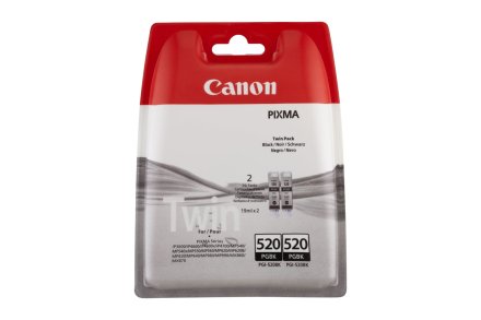 Original Canon PGI-520 PGBK 2932 B 012 Tintenpatrone schwarz pigmentiert Doppelpack (ca. 324 Seiten)