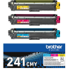  Original Brother TN-241 CMY Toner MultiPack C,M,Y (ca. 1.400 Seiten) 