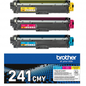  Original Brother TN-241 CMY Toner MultiPack C,M,Y (ca. 1.400 Seiten) 