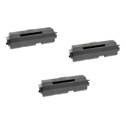 3 Toner von tintenalarm.de ersetzt Kyocera TK-120 1T02G60DE0 schwarz (3x ca. 7.200 Seiten)
