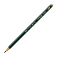 12 Bleistifte 9000 von FABER-CASTELL, HB, grün