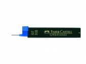  12 Feinminen SUPER-POLYMER von Faber-Castell, 0,7 mm, HB 