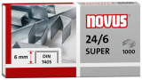  1.000 Heftklammern SUPER von Novus, 24/6 