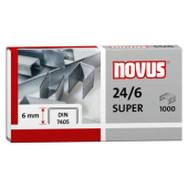 1.000 Heftklammern SUPER von novus, 24/6 