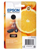  Original Epson C13T33314012 33 Tintenpatrone schwarz (ca. 250 Seiten) 