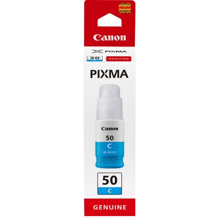 Original Canon GI-50c 3403C001 Tintenflasche cyan (ca. 7.700 Seiten)