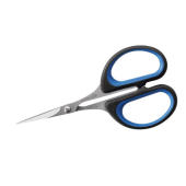  Silhouettenschere Soft-Cut von WEDO, Rechts- und Linkshänder, 10,5 cm, schwarz/blau 