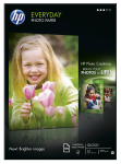 Fotopapier A4, 200 g/m², 100 Blatt, glänzend, HP Q2510A