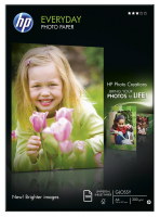Fotopapier A4, 200 g/m², 100 Blatt, glänzend, HP Q2510A