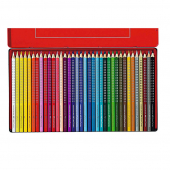  36 Buntstifte Colour Grip von FABER-CASTELL farbsortiert 