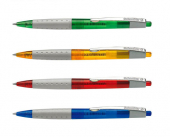  20 Kugelschreiber LOOX von Schneider, Schreibfarbe blau, farbsortiert 