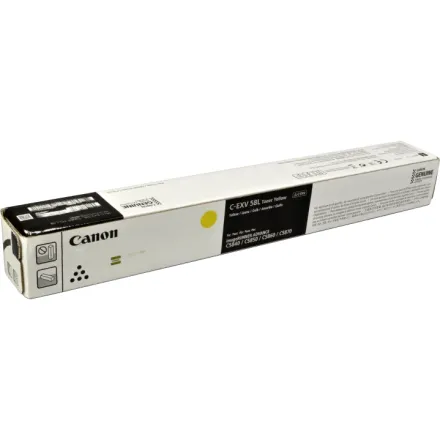 Original Canon C-EXV 58 L Y 3769 C 002 Toner gelb (ca. 26.000 Seiten)
