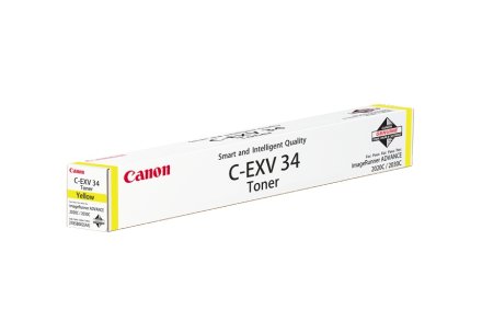 Original Canon C-EXV34Y 3785B002 Toner gelb (ca. 19.000 Seiten)