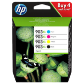  Original HP 903XL, 3HZ51AE Tintenpatrone MultiPack Bk,C,M,Y High-Capacity 