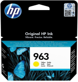  Original HP 963, 3JA25AE Tintenpatrone gelb (ca. 700 Seiten) 