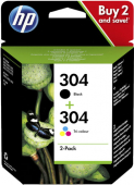  Original HP 304, 3JB05AE Tintenpatrone Multipack schwarz + color 