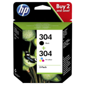  Original HP 304, 3JB05AE Tintenpatrone Multipack schwarz + color 