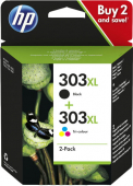  Original HP 303XL, 3YN10AE Tintenpatrone Multipack High-Capacity schwarz + color 