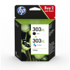  Original HP 303XL, 3YN10AE Tintenpatrone Multipack High-Capacity schwarz + color 