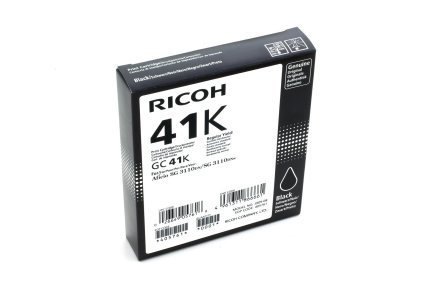 Original Ricoh GC41BKHC 405761 GC-41 K Gelkartusche schwarz (ca. 2.500 Seiten)