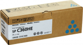  Original Ricoh 408185 SP C360HEC Toner cyan High-Capacity (ca. 5.000 Seiten) 