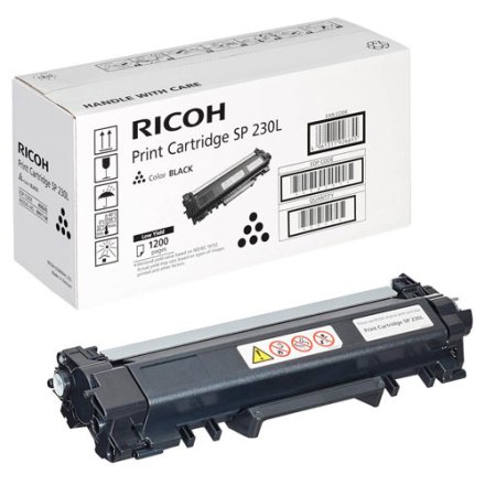 Original Ricoh TYPE SP 230 L 408295 Toner schwarz (ca. 1.200 Seiten)