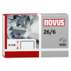  1.000 Heftklammern von novus, 26/6 