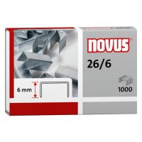 1.000 Heftklammern von novus, 26/6
