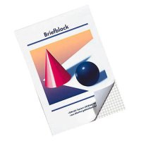 10 Briefblöcke Kugel und Kegel, DIN A5, kariert