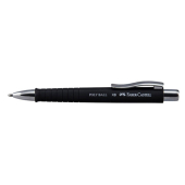  Kugelschreiber POLY BALL Colours XB von FABER-CASTELL, schwarz 