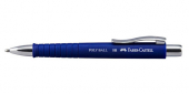  Kugelschreiber POLY BALL von Faber-Castell, Schreibfarbe blau, blau 