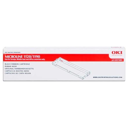 Original OKI 1120/1190 43571802 Nylonband schwarz (ca. 4.000.000 Zeichen)