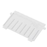 5 Kartei-Stützplatten von HAN, DIN A5, lichtgrau