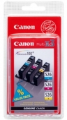  Original Canon CLI-526 4541B009 Tintenpatrone MultiPack C,M,Y (ca. 450 Seiten) 
