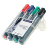  4 Permanentmarker Lumocolor von STAEDTLER, farbsortiert 