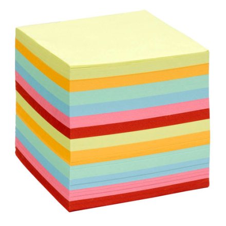Notizzettel von folia, 700 Blatt, lose, farbsortiert