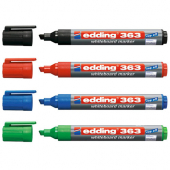  4 Whiteboard-Marker 363 von Edding, farbsortiert 