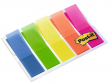  Haftmarker im Spender Index Mini von Post-it, 5x 20 Streifen, farbsortiert 