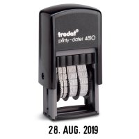 Datumsstempel printy-dater 4810 von trodat, schwarz