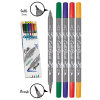  5 ONLINE Calli.Brush Double Classic Brush-Pens, farbsortiert Primärfarben 