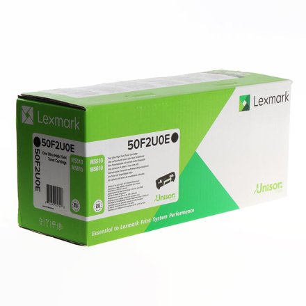 Original Lexmark 502U 50F2U0E Toner schwarz ultra High-Capacity Projekt (ca. 20.000 Seiten)