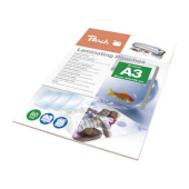  25 Laminierfolien PPR080-01 von Peach, A3, 303 x 426 mm, 2x 80 mic, Hochglanz 