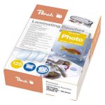 100 Laminierfolien PP525-19 von Peach, Fotoformat, 106 x 156 mm, 2x 125 mic, Hochglanz