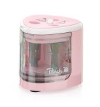 Peach PO102 Elektrischer Anspitzer, rosa, für Blei- und Buntstifte