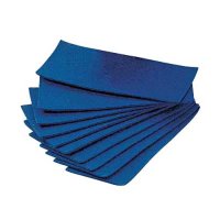 10 Ersatz-Löschpapier aus Filz für Tafellöscher von dots, blau